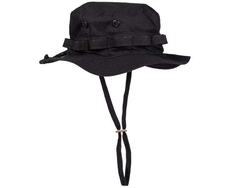 Bob Us Jungle / Chapeau brousse / One size / Noir. MILTEC