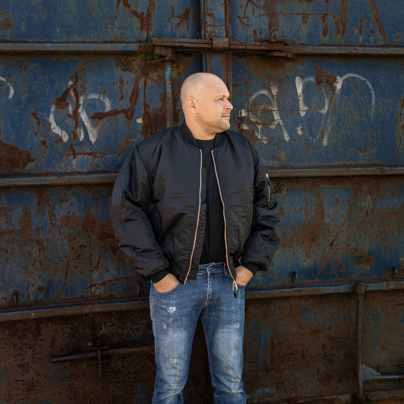 Bomber / Veste / Blouson / Hiver /  Noir. FOSTEX.