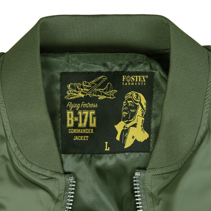 Bomber d'été / Veste de bombardier d'été / Blouson / Vert Olive. FOSTEX.