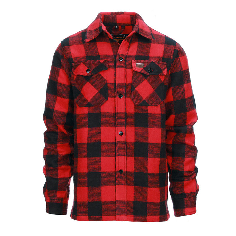 Chemise bûcheron chaude /  Rouge et Noire. LONGHORN INC.