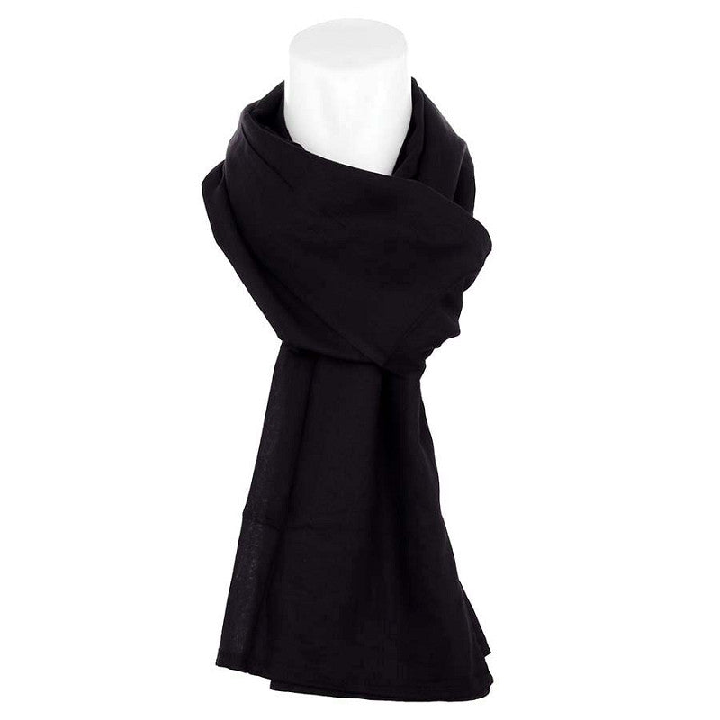 Cheche / Echarpe / Foulard /  Noir. FOSCO.