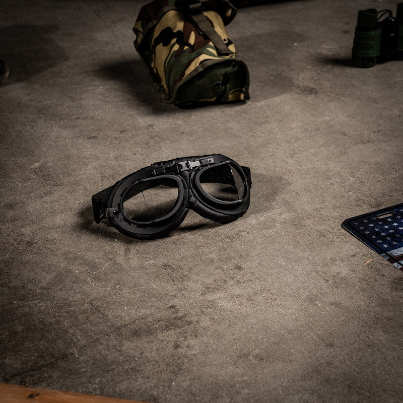 Lunette / Masque / Aviateur / Noir. FOSCO.