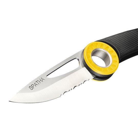 Couteau mousquetonable / Escalade. PETZL.