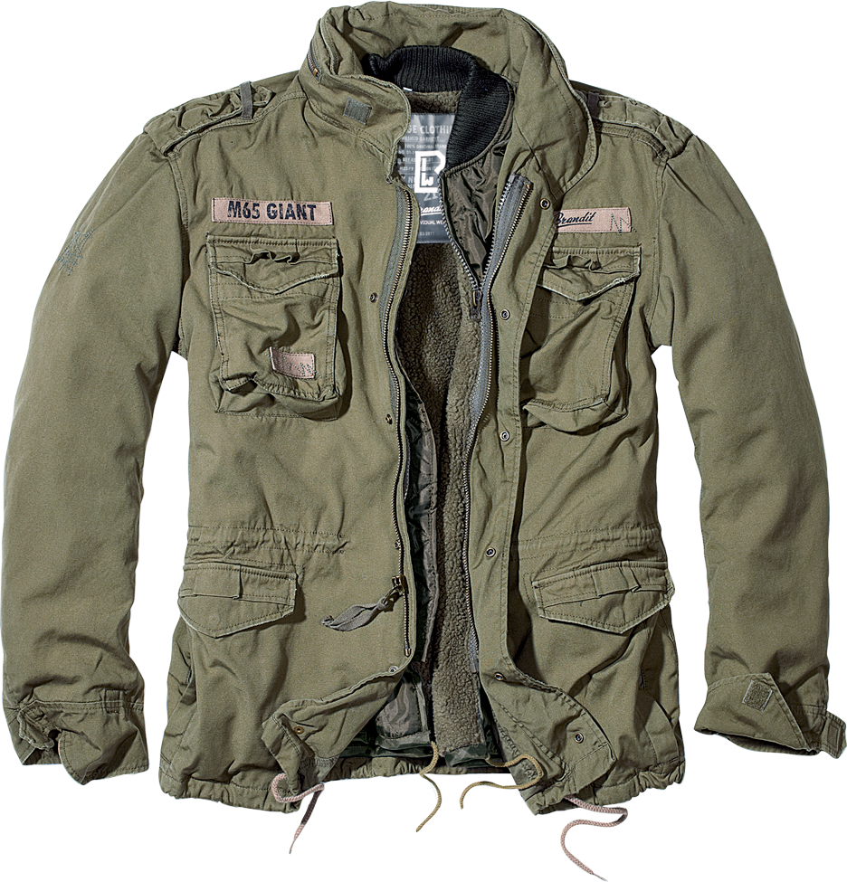 Veste M65 "Giant" / Hiver / Vert Olive. BRANDIT.