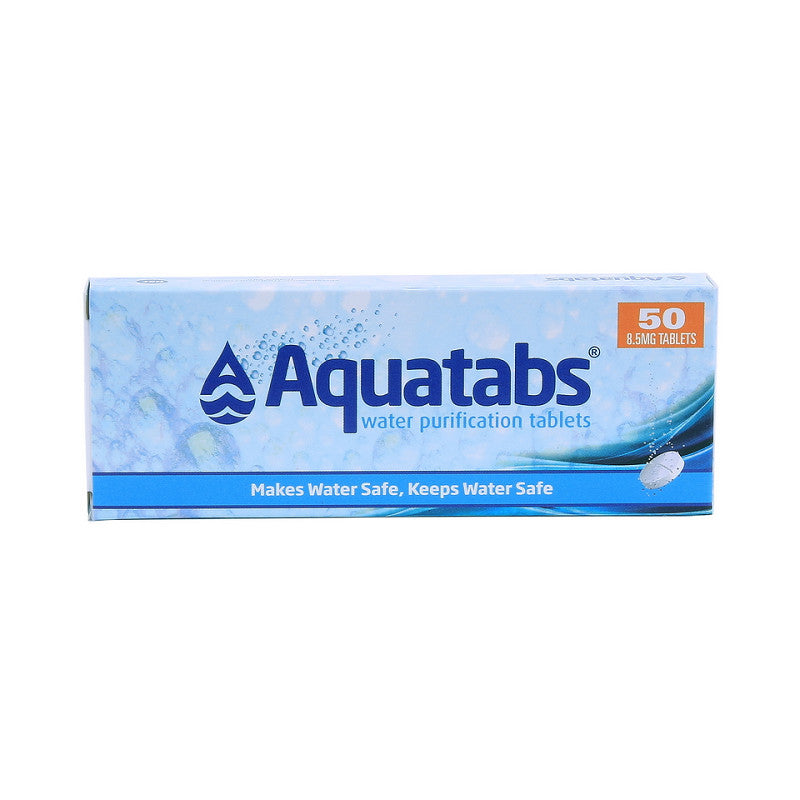 Tablette de purification eau / 1x50 pièces / Survie / Comprimés. BCB.