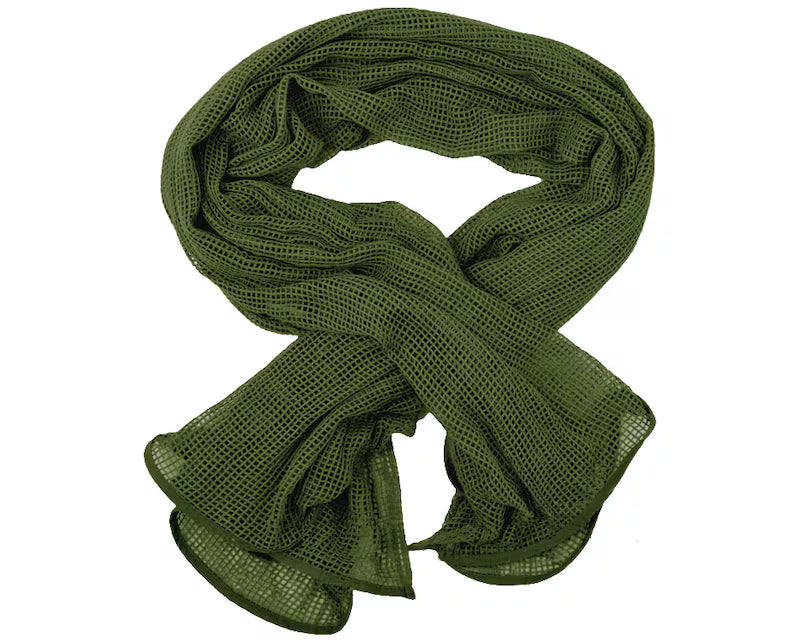 Filet écharpe / Foulard / Vert, Noir, Sable. FOSTEX.