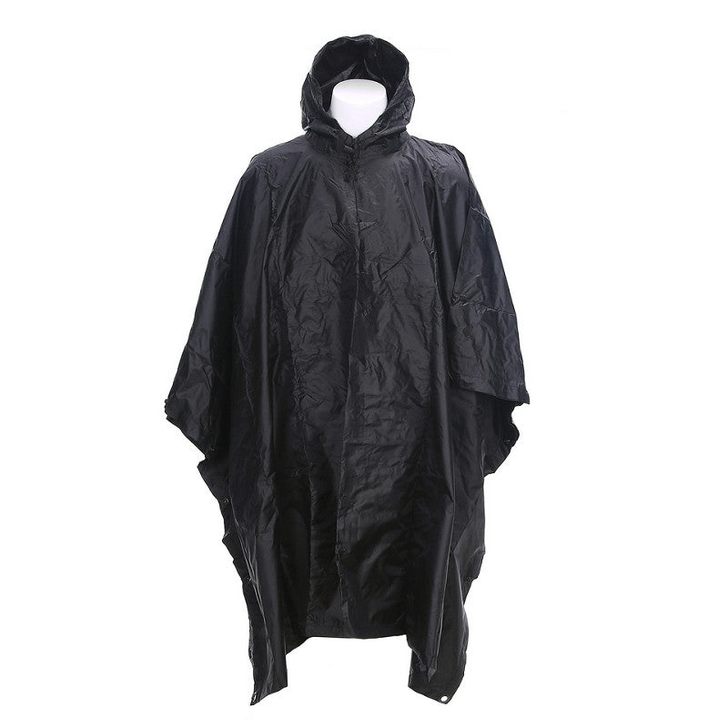 Poncho / Imperméable / Waterproof / Etanche / Noir. FOSTEX.
