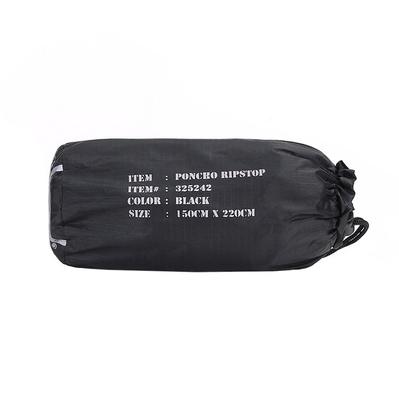 Poncho / Imperméable / Waterproof / Etanche / Noir. FOSTEX.