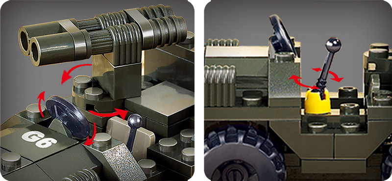 Jeux de briques / Jeep. SLUBAN.