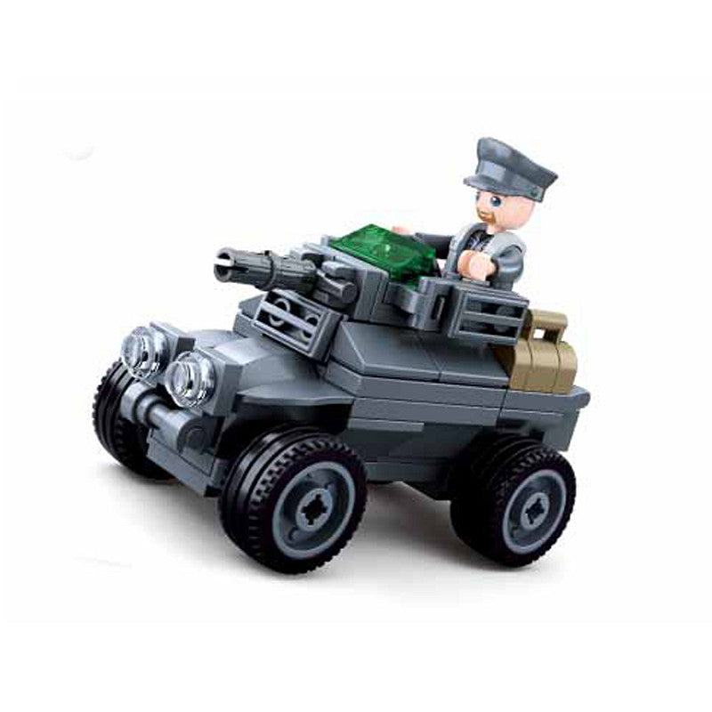 Jeux de briques / Voiture blindée de l'armée allemande . SLUBAN.