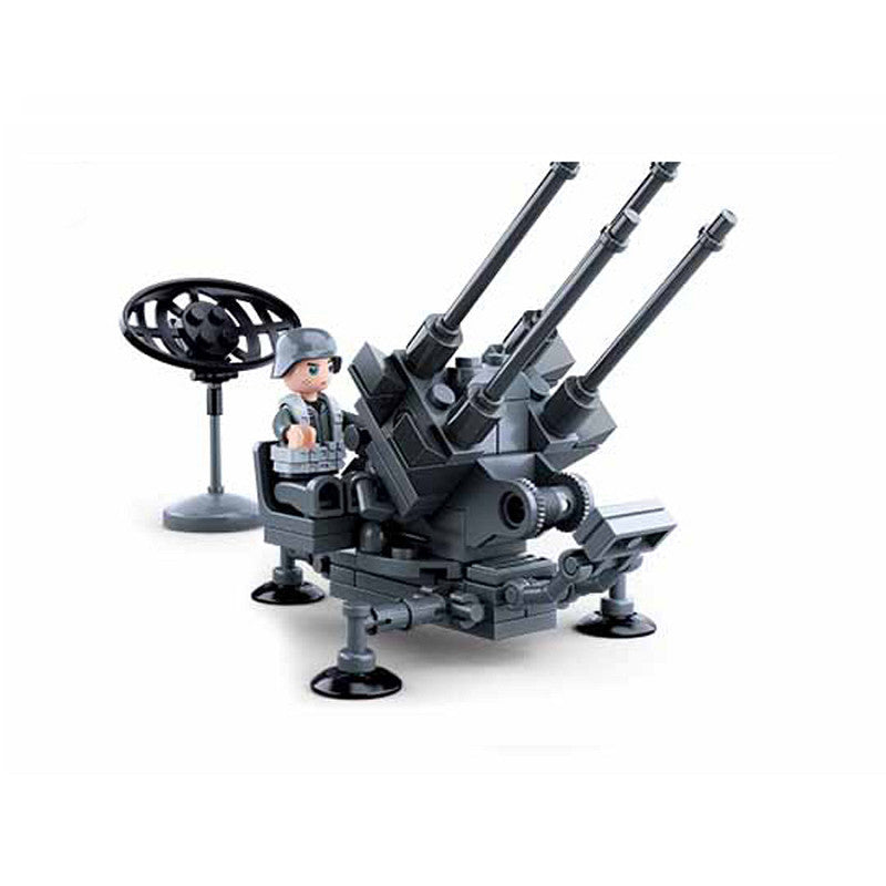 Jeux de briques / Artillerie de défense aérienne de l'armée allemande . SLUBAN.