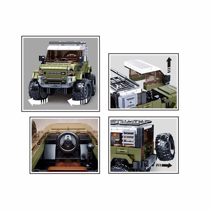 Jeux de brique / English SUV Attacker. SLUBAN.