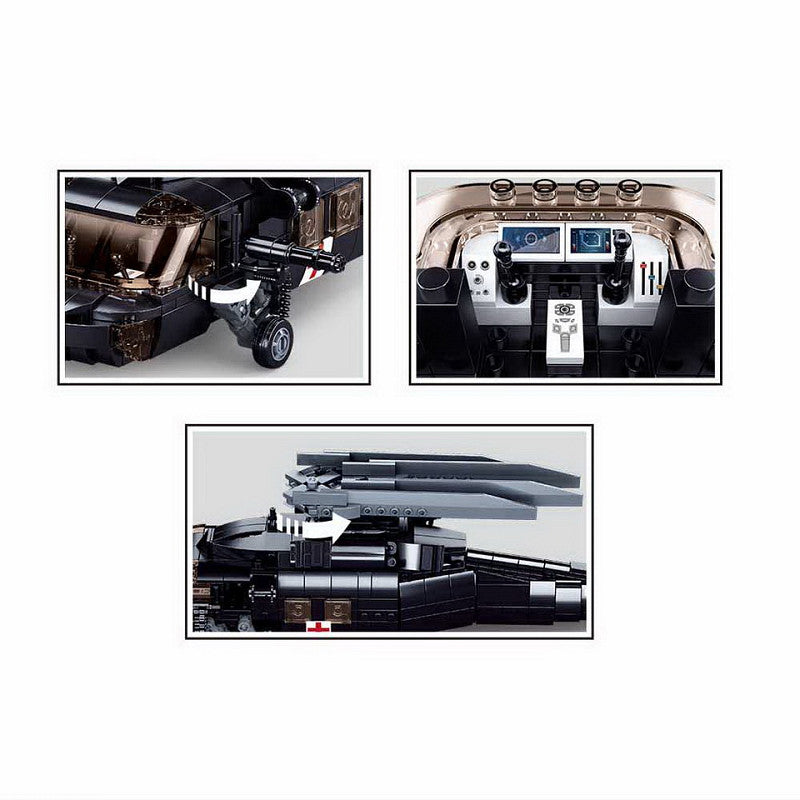 Jeux de briques / Hélicoptère médical de l'armée américaine. SLUBAN.