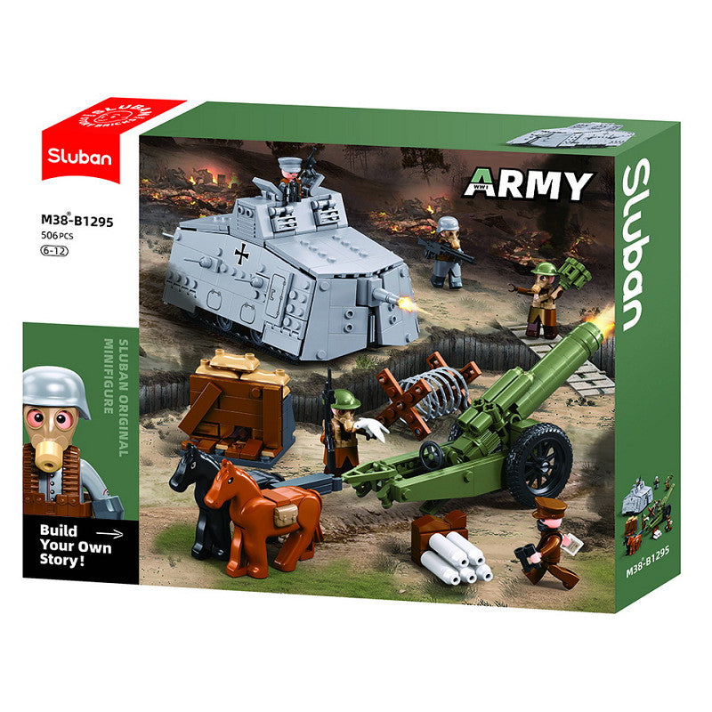 Jeux de briques / Army Attack Tank WWI . SLUBAN.