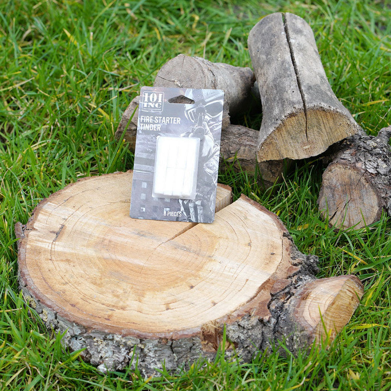 Allume feu / Amadou / Pack de 8 pièces / Tinder.