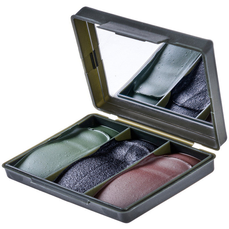 Palette camouflage / Crème / Miroir / Maquillage. BCB.