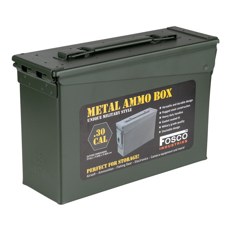 Boite à munitions / Caisse / Cal 30mm / Vert Olive. FOSCO.