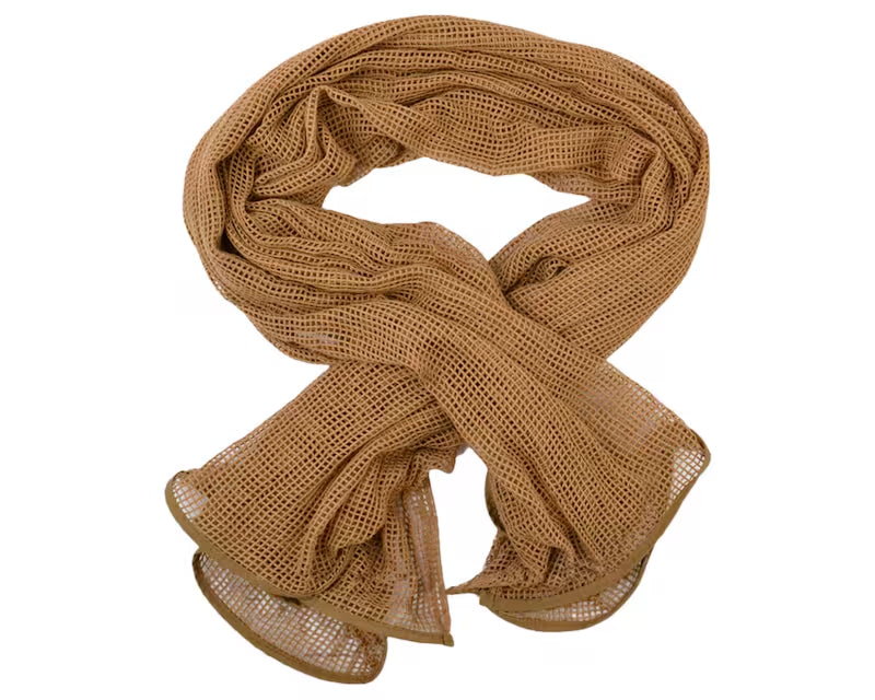 Filet écharpe / Foulard / Vert, Noir, Sable. FOSTEX.