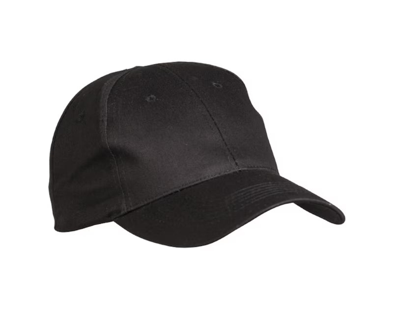 Casquette Baseball / Noire. MILTEC.