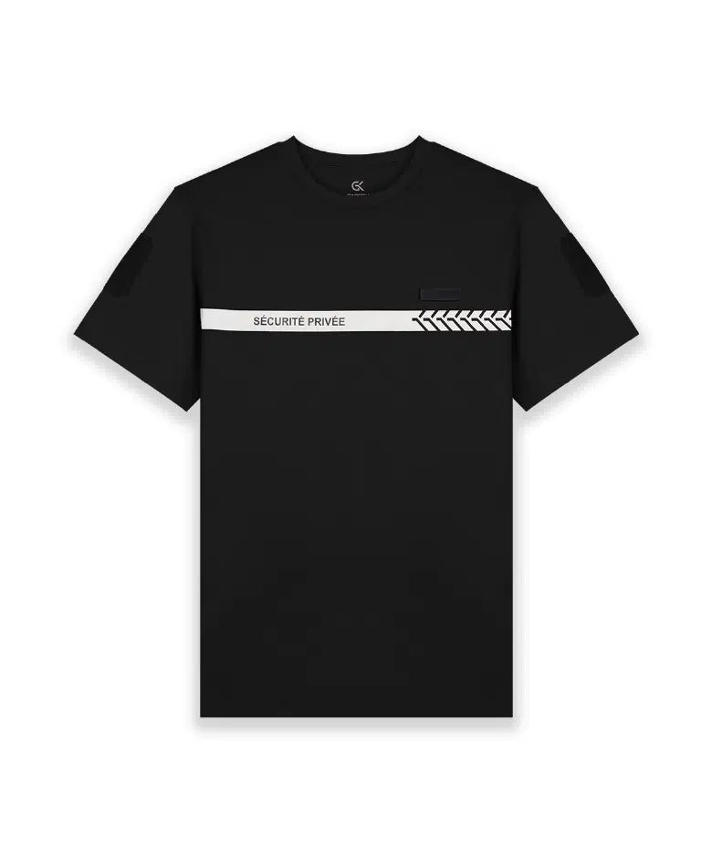 T-shirt Sécurité Privée / Noir. GK PRO.