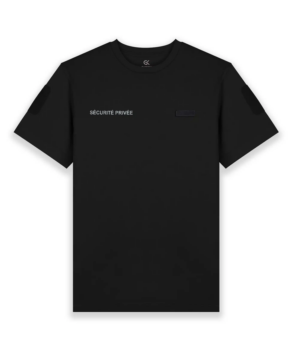 T-Shirt sans bande Sécurité Privée. GK PRO.