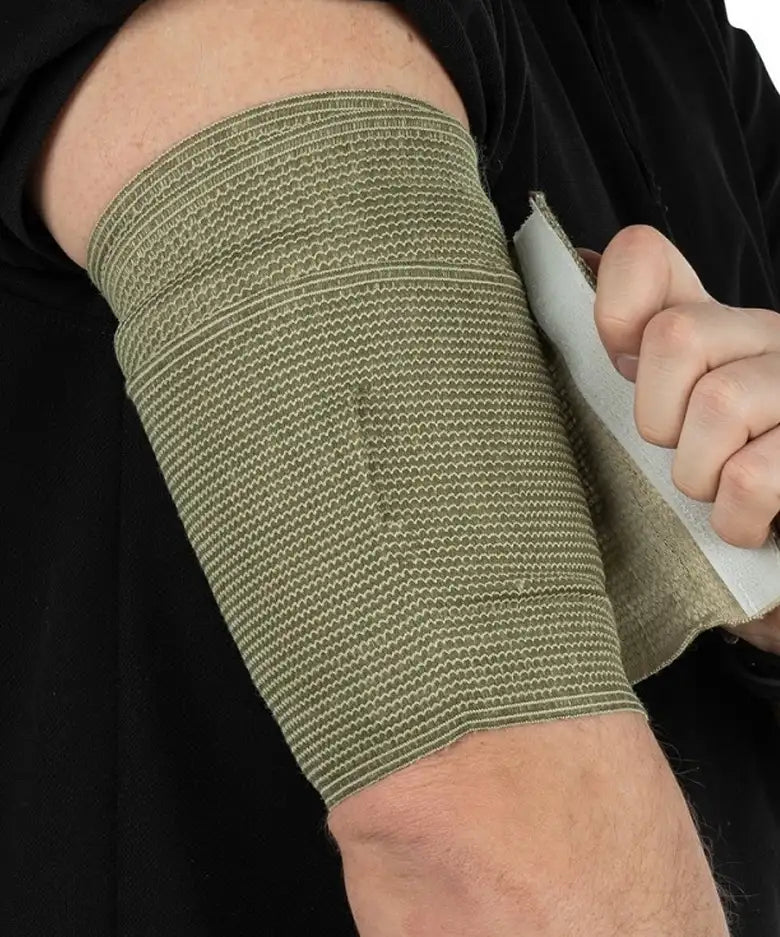 Pansement compressif de type Israélien / 25-30 cms.  BCB.