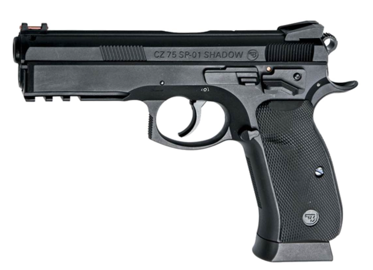 Réplique Airsoft / CZ 75 SP-01 Shadow CO2 Fixe / 1,6 Joules. ASG.