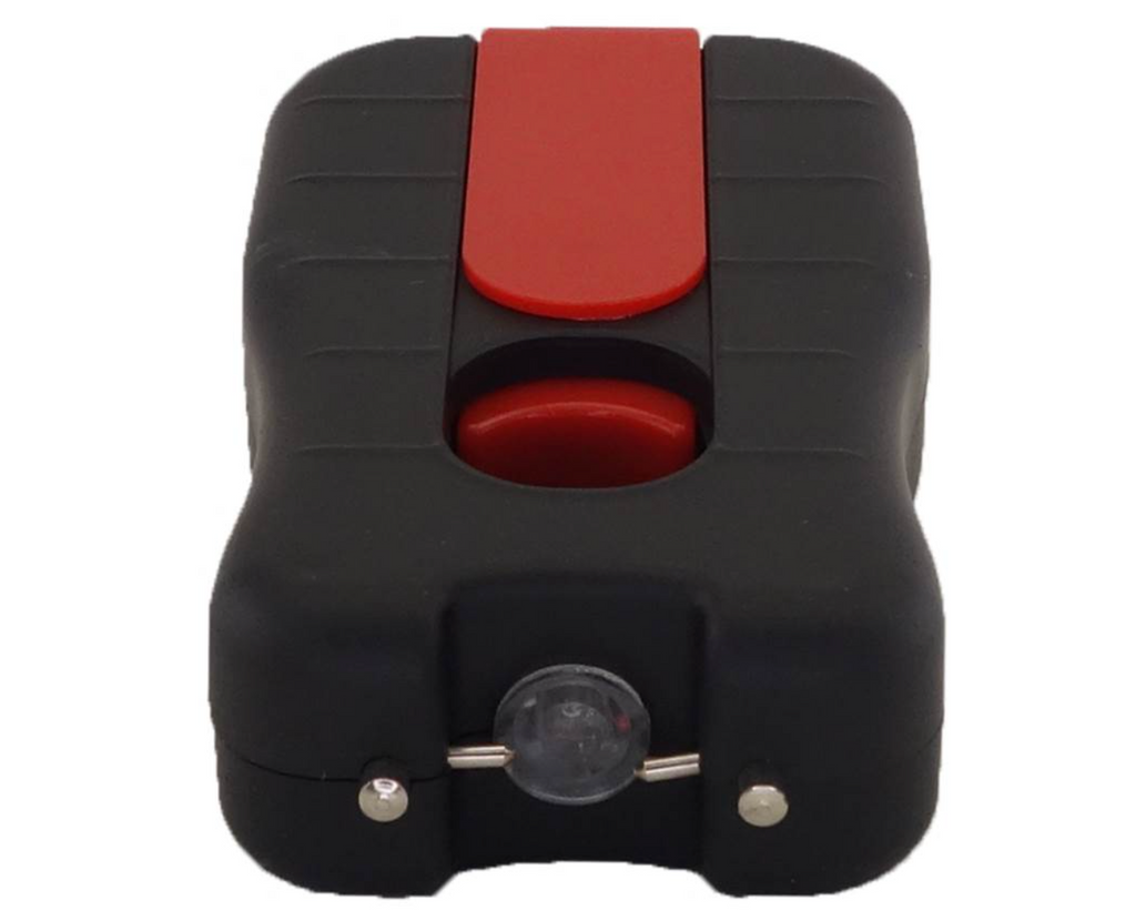 Shocker électrique Mod 802, Noir/Rouge / 3 000 000 V / Lampe avec Accu rechargeable. DM DIFFUSION.