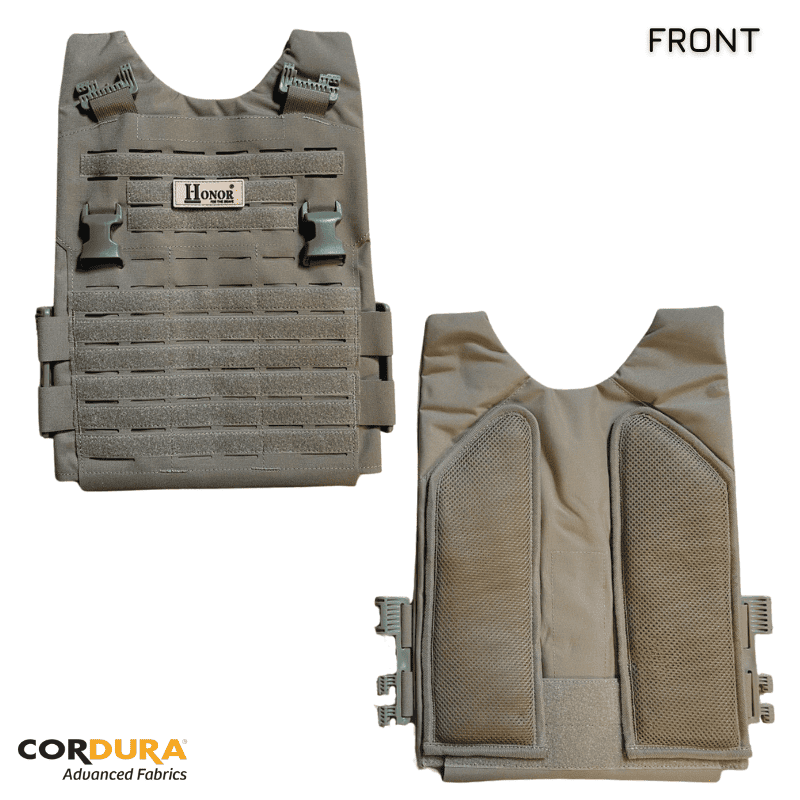 Gilet / Porte plaque "Imperator" / Cordura / Sable. HONOR.
