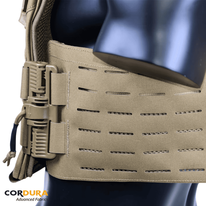 Gilet / Porte plaque "Imperator" / Cordura / Sable. HONOR.