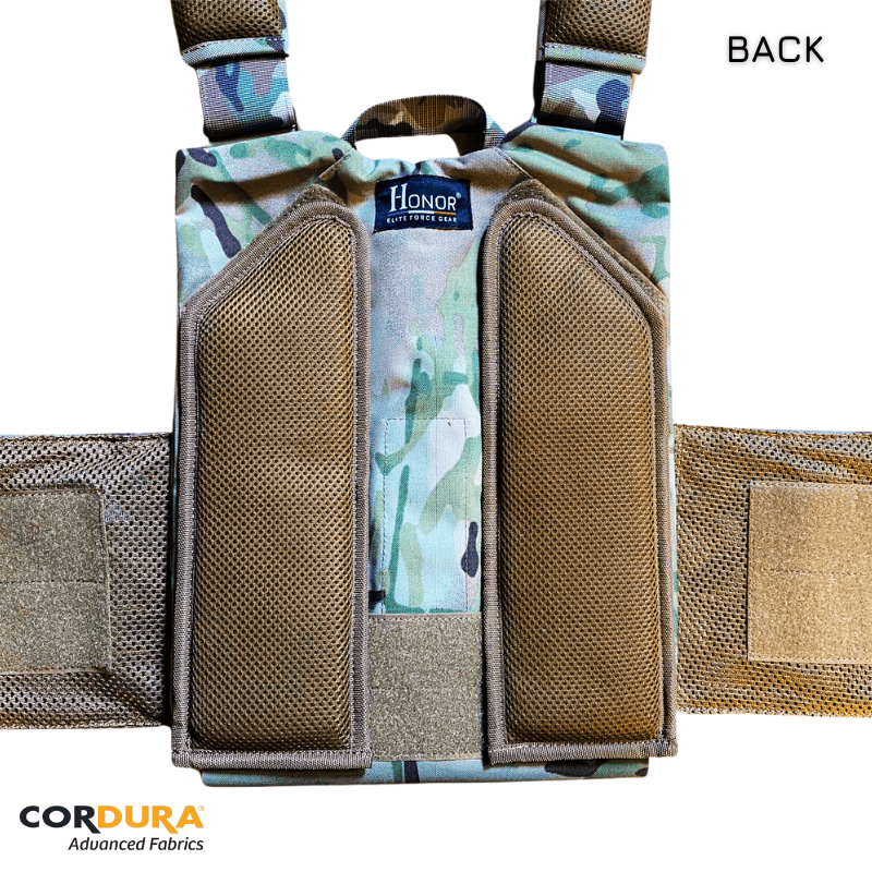 Gilet / Porte plaque "Imperator" / Cordura / Multicam. HONOR.