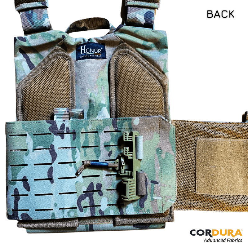 Gilet / Porte plaque "Imperator" / Cordura / Multicam. HONOR.