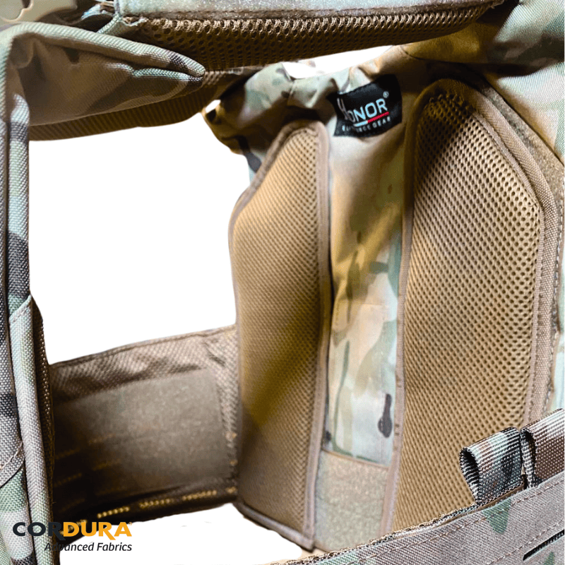 Gilet / Porte plaque "Imperator" / Cordura / Multicam. HONOR.