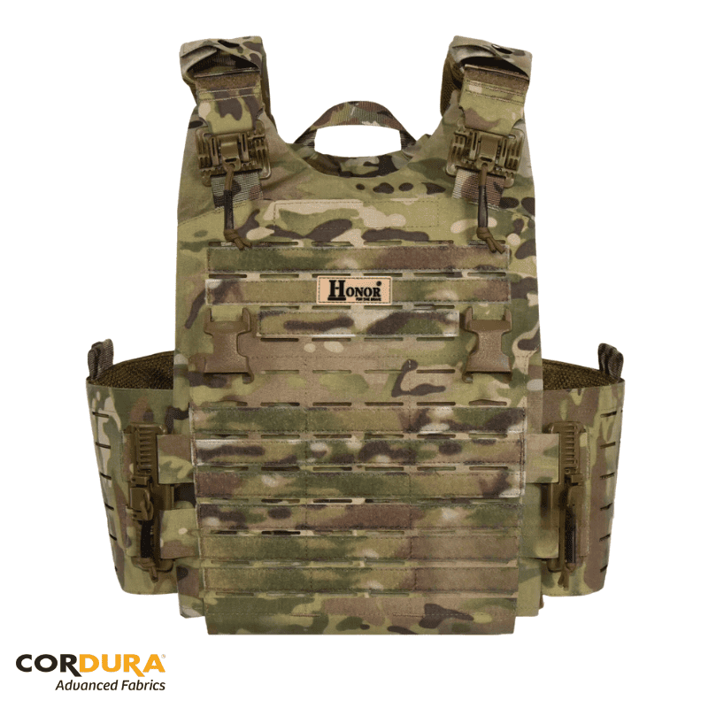 Gilet / Porte plaque "Imperator" / Cordura / Multicam. HONOR.