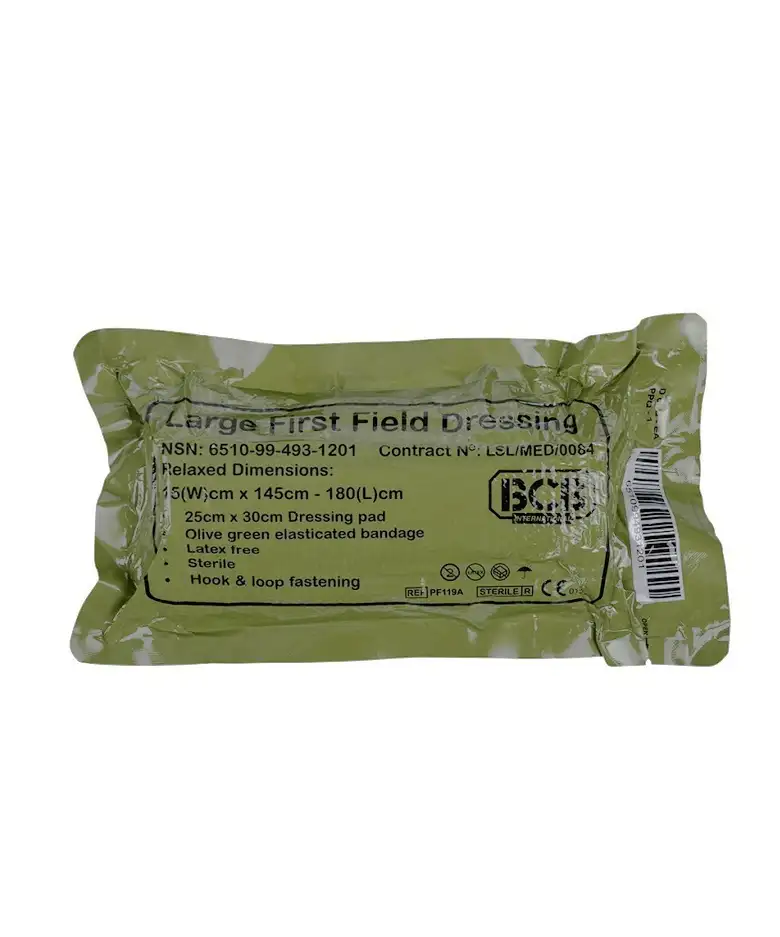 Pansement compressif de type Israélien / 25-30 cms.  BCB.