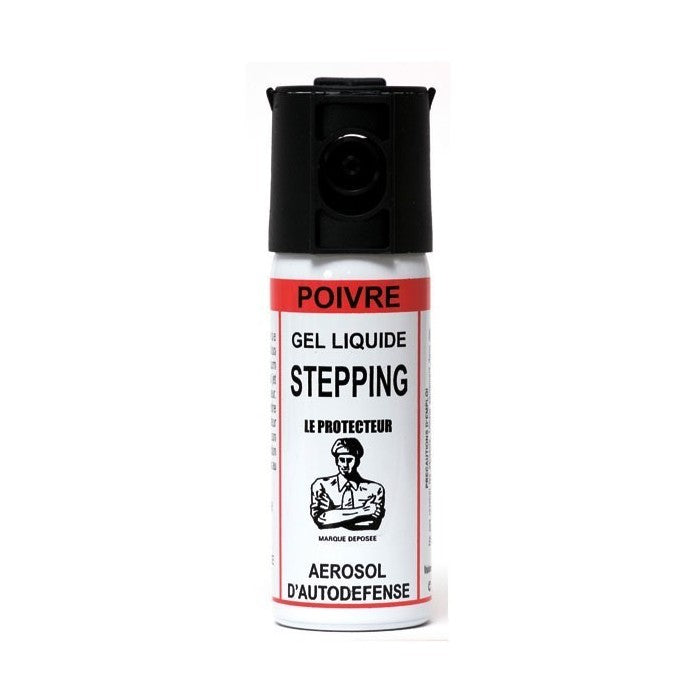 Aérosol de défense / GEL /  Poivre / Pepper Spray / 50ml. LPSA LE PROTECTEUR.