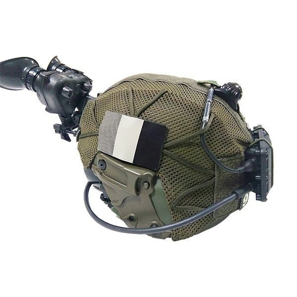 Couvre Casque Félin / Vert Olive. ARKTIS.