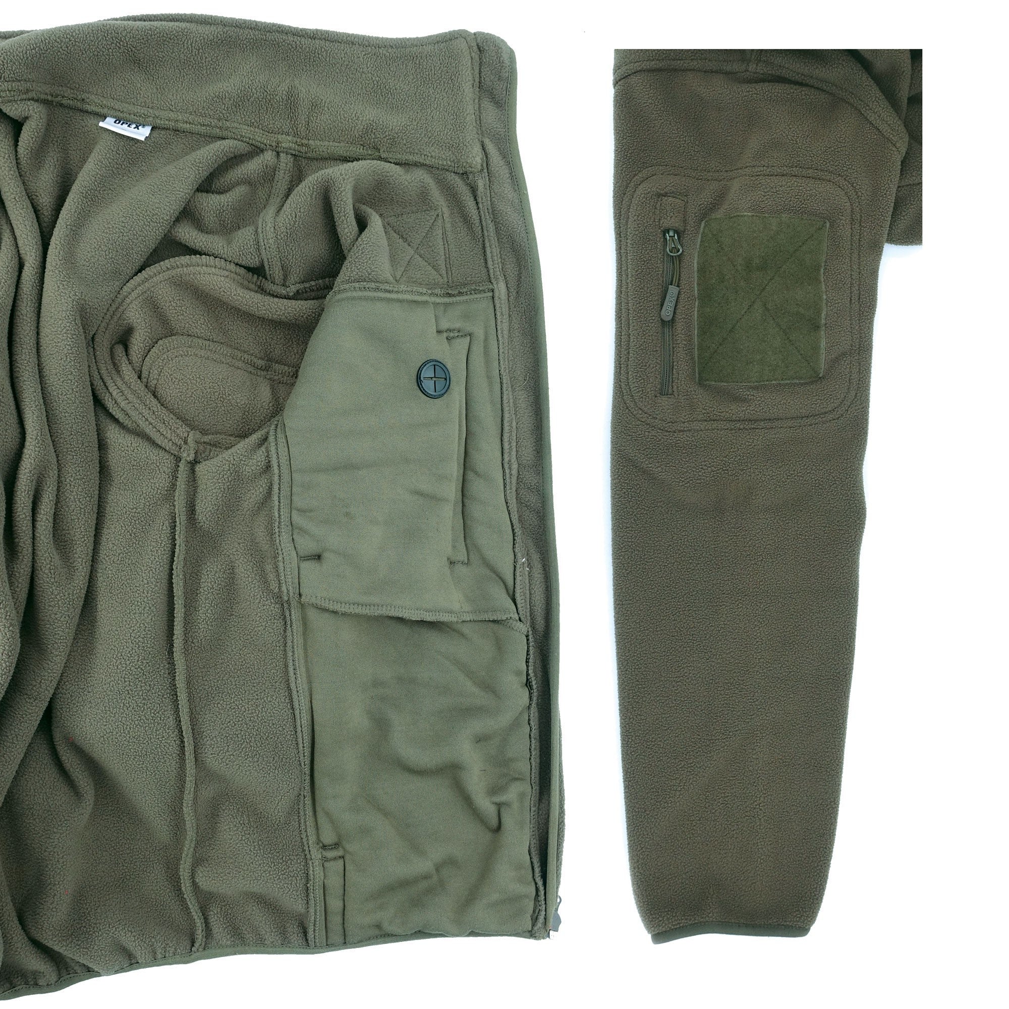 Veste Polaire / Blouson / Hiver / Vert Armée. DCA OPEX.