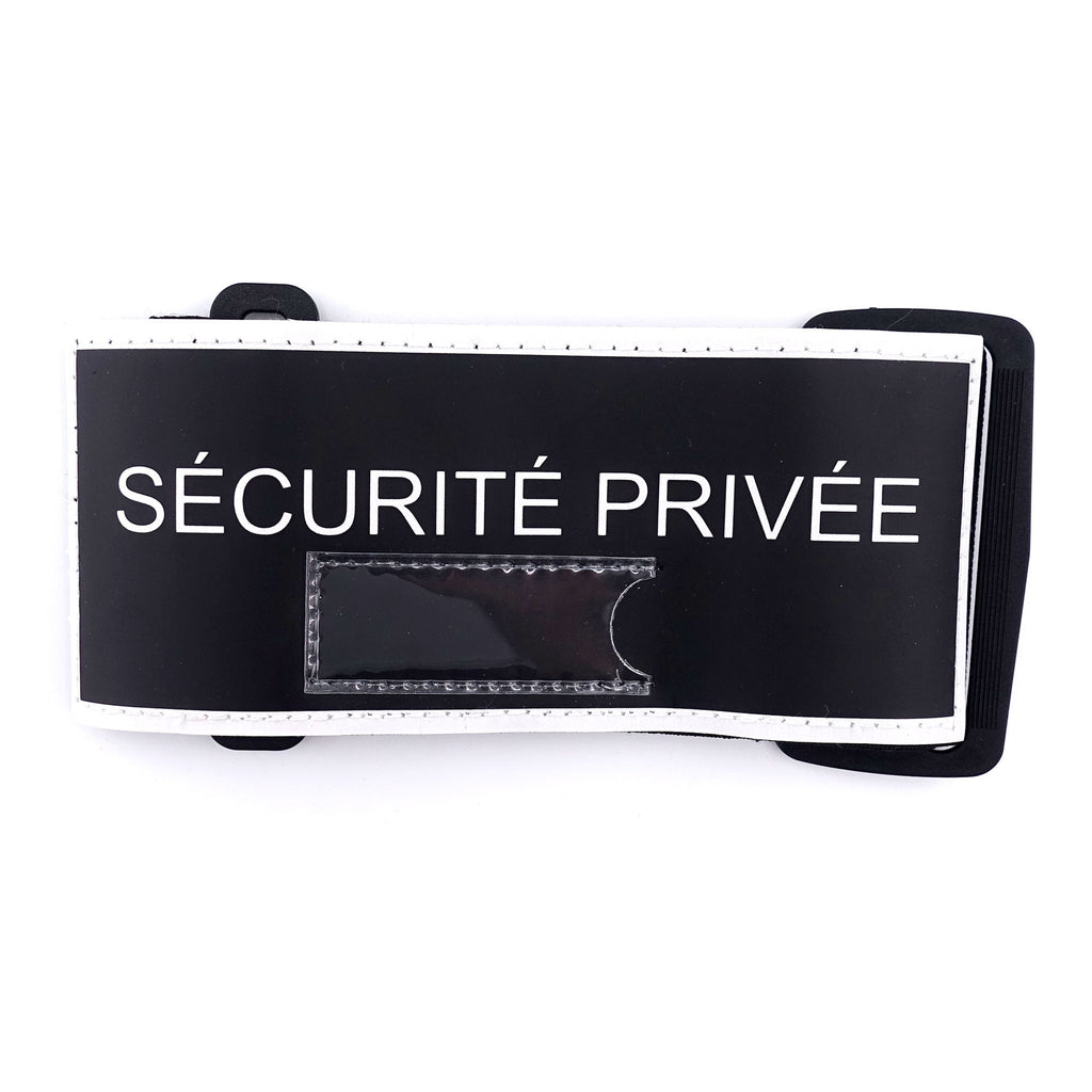 Brassard Sécurité-Privée / Noir. DCA OPEX.
