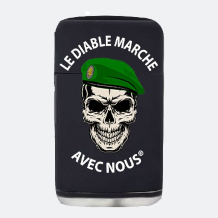 Briquet tempête Diable Marche Avec Nous / Feu.
