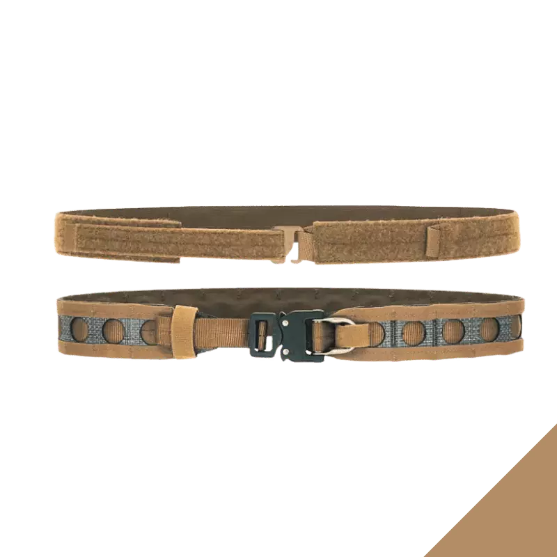 Ceinturon tactique / Ligne Basse / Ceinture tactique  "VELOCITY BELT" /  Sable. HONOR.