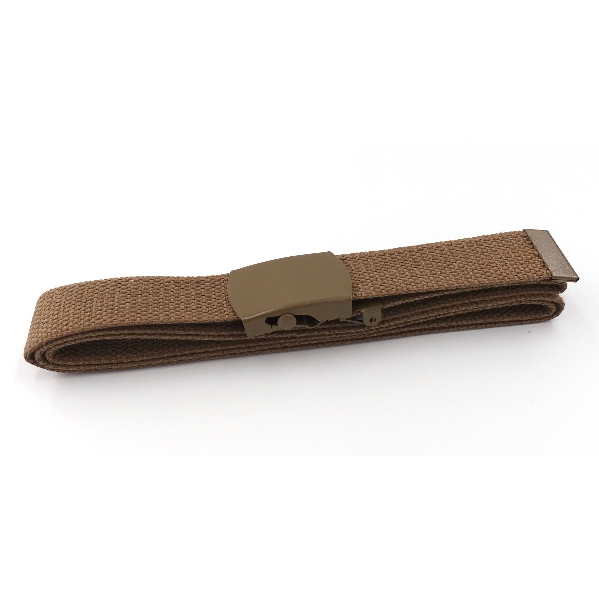 Ceinture US Toile boucle tan / Sable. DCA OPEX.