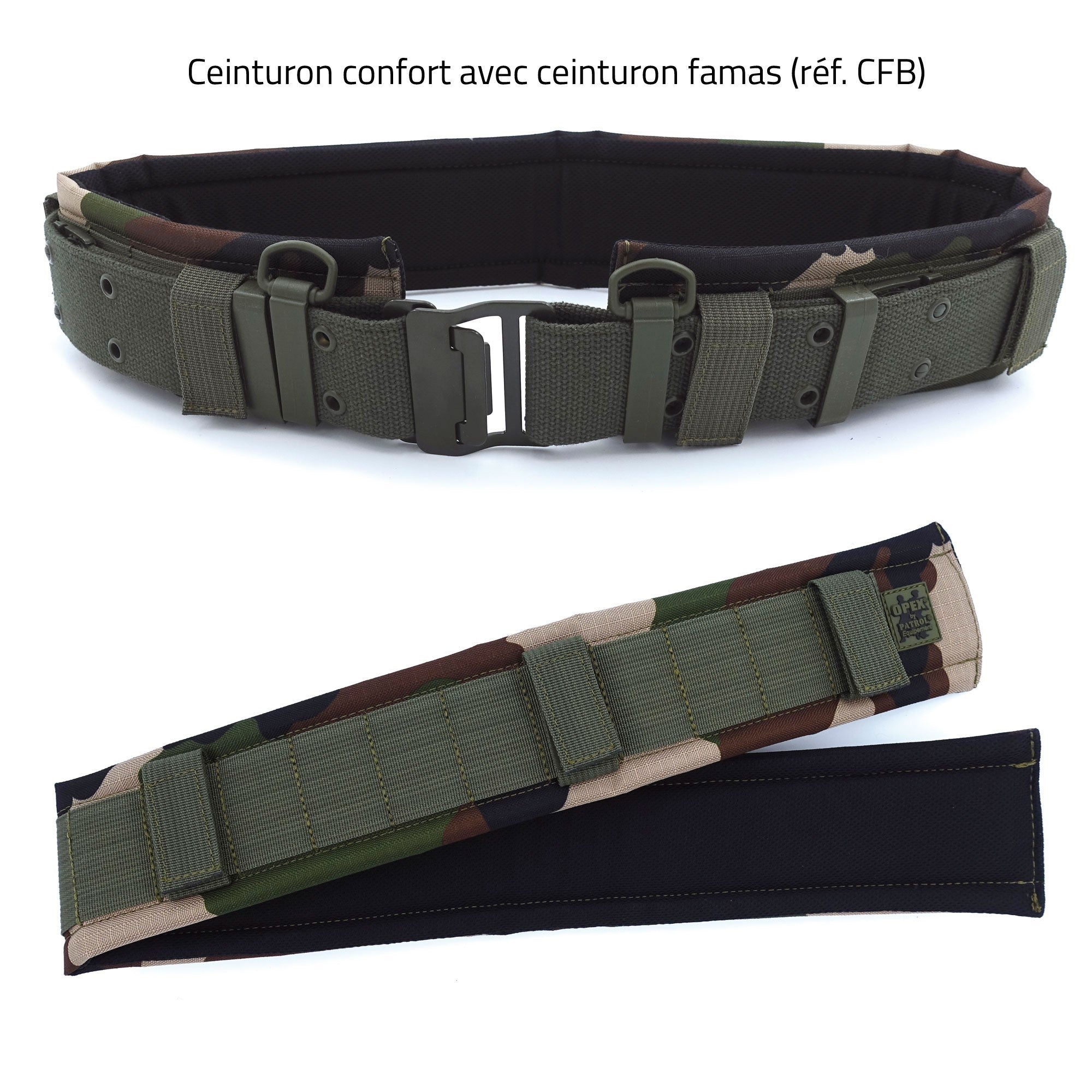 Ceinturon de confort / Ceinture / Noir et CCE. DCA OPEX.