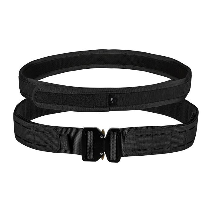 Ceinturon Tactique Duo Cobra / Ceinture / Gendarmerie / Noir. ARES.