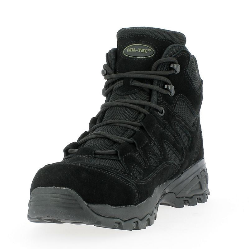 Chaussure / Rangers / Squad 5 Inch / Noire et Sable. MILTEC.