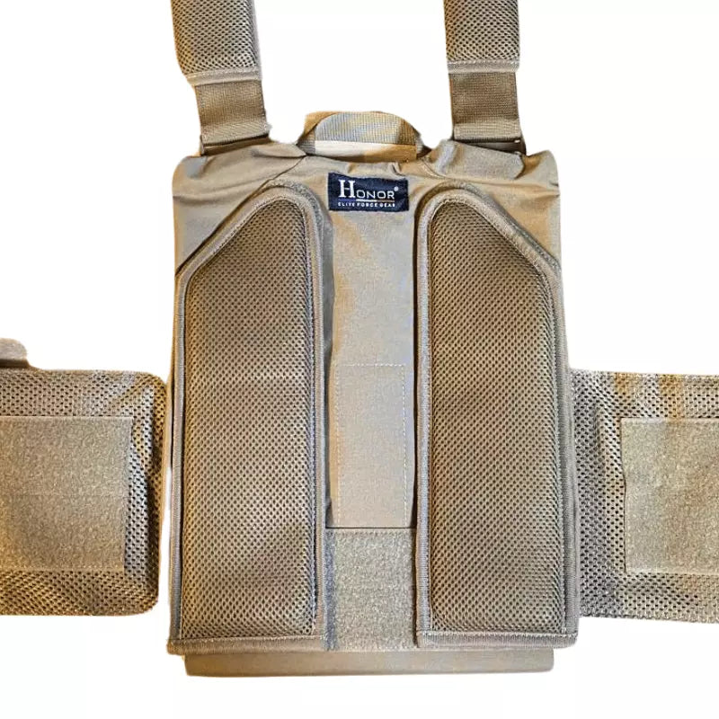 Pad de confort poitrine pour porte plaque / "CULCITA CONFORT NOW" / Coussinet / Sable. HONOR.