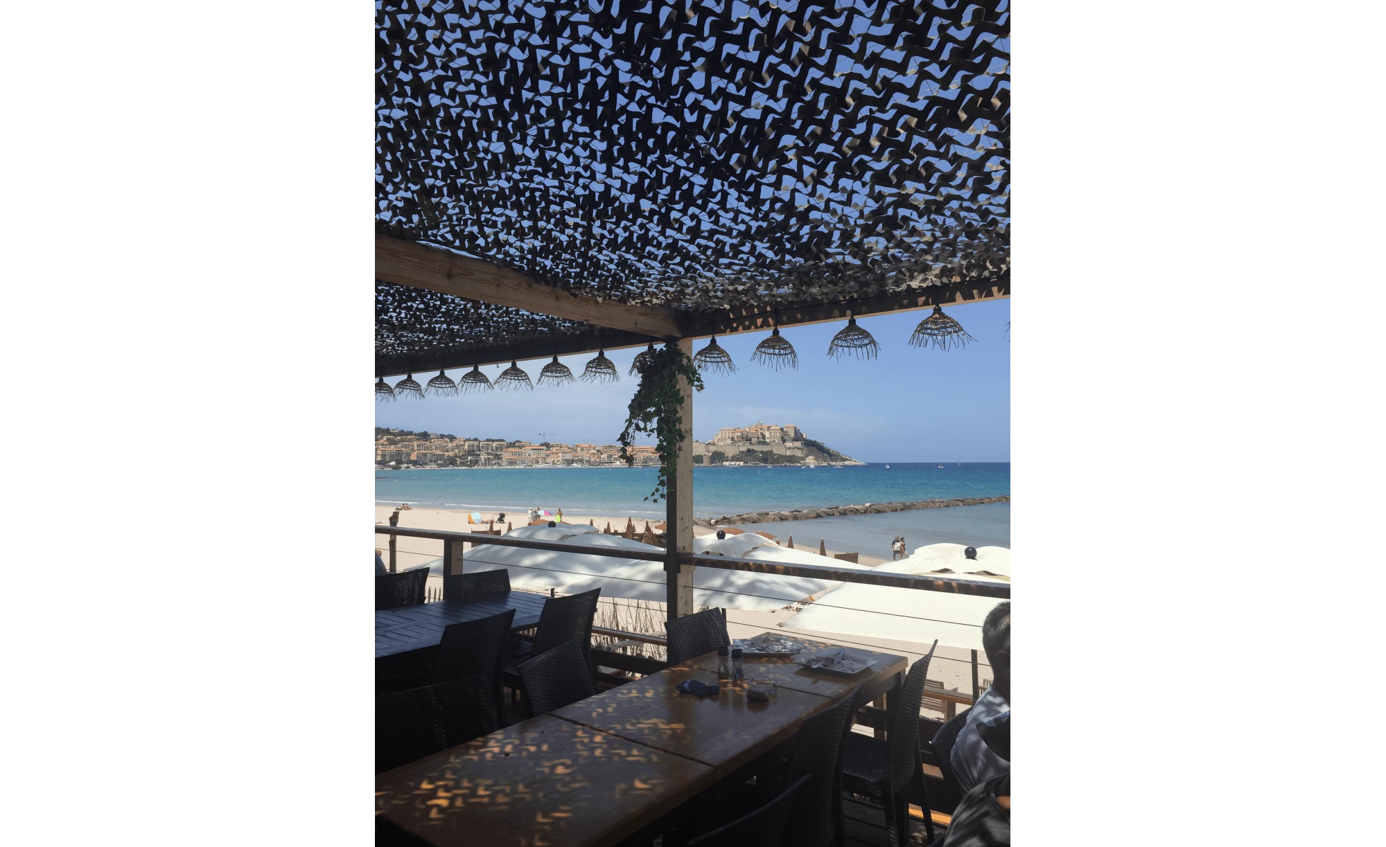 Filet de camouflage renforcé, câble acier / 80% d'ombrage /  300 Deniers  / Voile d'ombrage / Blanc. BARTAVEL.