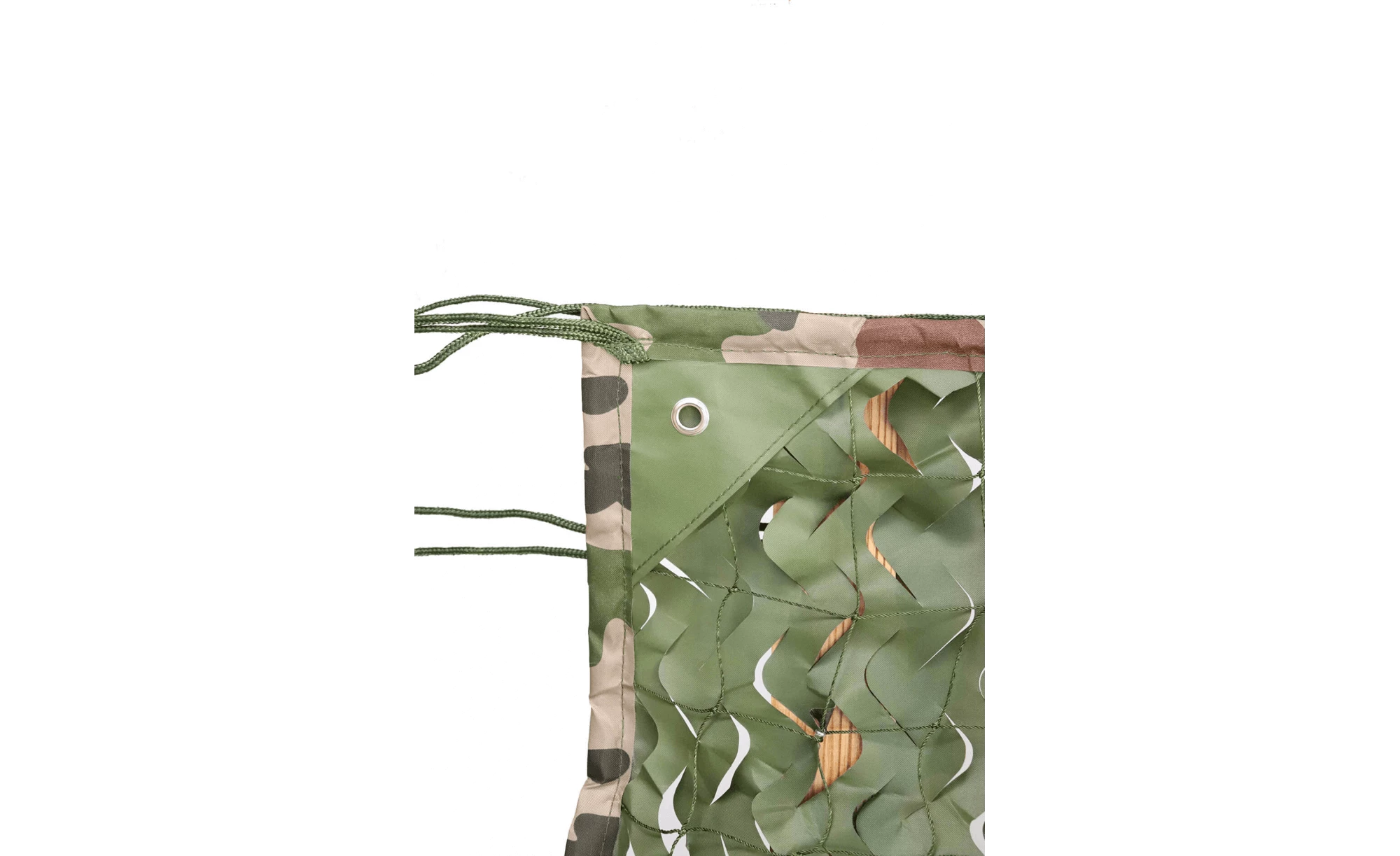 Filet de camouflage renforcé cordé / 80% d'ombrage /  300 Deniers  / Voile d'ombrage / CCE ( Camouflage Centre Europe). BARTAVEL.