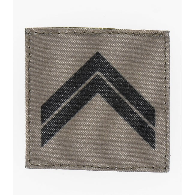 Galon Poitrine Armée de Terre / Grade / Basse visibilité / "Sergent". ARES.