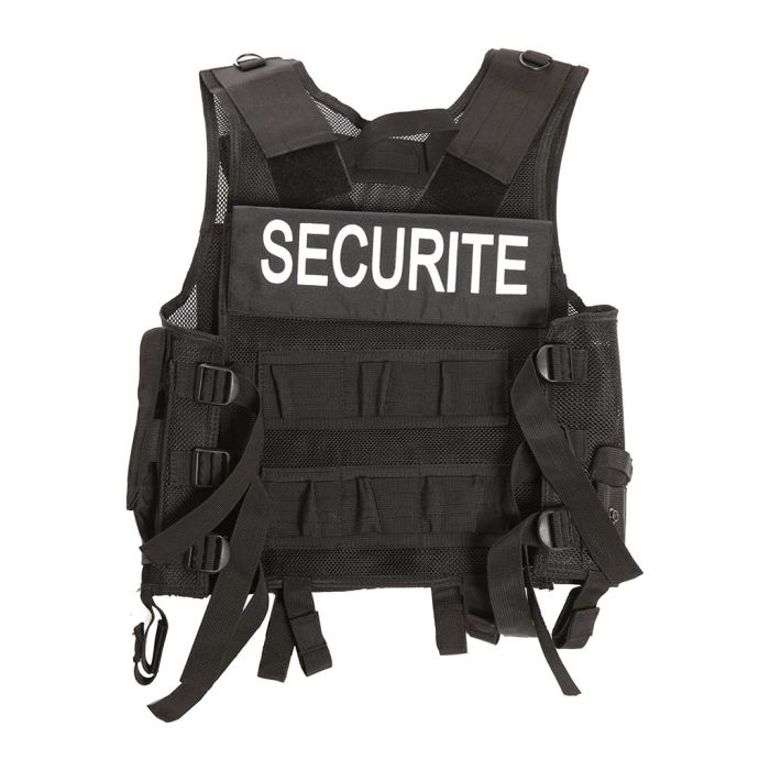 Gilet Sécurité-Privée / Noir. ARES.